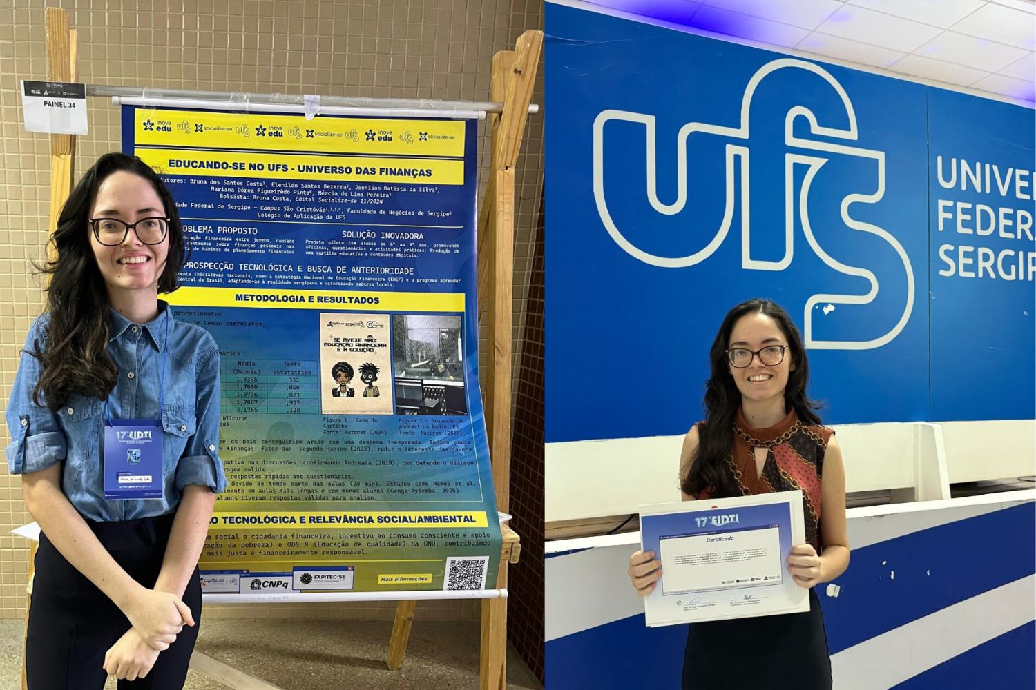 Bruna dos Cantos - I Feira de Produtos Educacionais e Sociais da UFS 